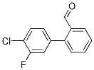 4'-Chloro-3'-fluoro-[1,1'-biphenyl]-2-carboxaldehyde Struktur