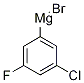 3-Chloro-5-fluorophenylmagnesium bromide 0.5M solution in THF Struktur