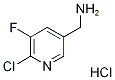 (6-Chloro-5-fluoropyridin-3-yl)methylamine hydrochloride Struktur