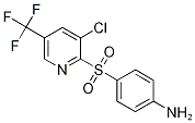 2-[(4-Aminophenyl)sulphonyl]-3-chloro-5-(trifluoromethyl)pyridine, 4-Aminophenyl 3-chloro-5-(trifluoromethyl)pyridin-2-yl sulphone Struktur