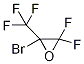 2-Bromo-3,3-difluoro-2-(trifluoromethyl)oxirane Struktur