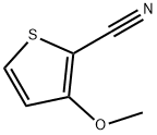 3-Methoxythiophene-2-carbonitrile Struktur