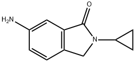 6-Amino-2-cyclopropylisoindolin-1-one Struktur