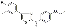 2-[(4-Ethoxyphenyl)amino]-4-(4-fluoro-3-methylphenyl)-1,3-thiazole 98% Struktur