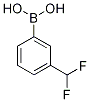 3-(Difluoromethyl)benzeneboronic acid Struktur