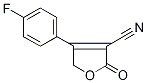 4-(4-Fluorophenyl)-2-oxo-2,5-dihydrofuran-3-carbonitrile 97% Struktur