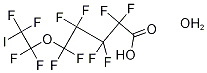 8-IODOPERFLUORO(6-OXAOCTANOIC)ACID HYDRATE Struktur