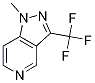 1-Methyl-3-(trifluoromethyl)-1H-pyrazolo[4,3-c]pyridine Struktur