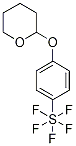 4-(Tetrahydro-2H-pyran-2-yloxy)phenylsulphur pentafluoride Struktur