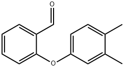 2-(3,4-dimethylphenoxy)benzaldehyde Struktur