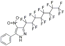 4-Nitro-3-perfluorooctyl-5-phenyl-1H-pyrazole Struktur