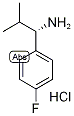 (S)-4-Fluoro-alpha-isopropylbenzylamine hydrochloride Struktur