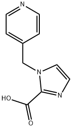 1-(Pyridin-4-ylmethyl)-1H-imidazole-2-carboxylic acid Struktur