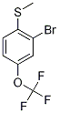 [2-Bromo-4-(trifluoromethoxy)phenyl](methyl)sulphane Struktur