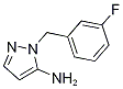 1-(3-fluorobenzyl)-1H-pyrazol-5-amine Struktur