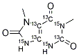 1,7-Dimethyluric acid-13C4,15N3 Struktur