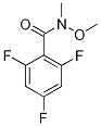 N-Methoxy-N-methyl-2,4,6-trifluorobenzamide Struktur