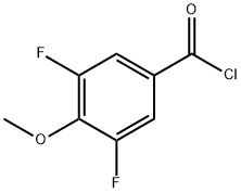 4-(Chlorocarbonyl)-2,6-difluoroanisole Struktur