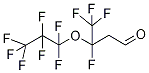 3-(Heptafluoropropoxy)-3,4,4,4-tetrafluorobutanal Struktur