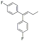 1,1'-But-1-ene-1,1-diylbis(4-fluorobenzene) Struktur