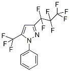 3-(Heptafluoropropyl)-1-phenyl-5-(trifluoromethyl)-1H-pyrazole Struktur