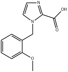 1-(2-Methoxybenzyl)-1H-imidazole-2-carboxylic acid Struktur