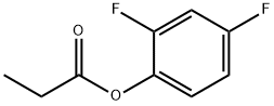 2,4-Difluorophenyl propanoate Struktur