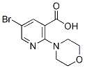 5-bromo-2-morpholinonicotinic acid Struktur