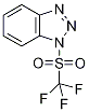 1-(Trifluoromethyl)sulphonyl-1H-benzotriazole Struktur