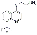 4-[(2-Aminoethyl)thio]-8-(trifluoromethyl)quinoline Struktur