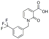 1-[3-(Trifluoromethyl)benzyl]pyridin-2-one-3-carboxylic acid 97% Struktur