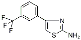 2-Amino-4-[3-(trifluoromethyl)phenyl]-1,3-thiazole 97% Struktur