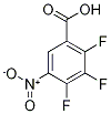 5-Nitro-2,3,4-trifluorobenzoic acid Struktur