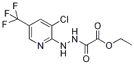 Ethyl 2-{2-[3-chloro-5-(trifluoromethyl)pyridin-2-yl]hydrazino}-2-oxoacetate 97% Struktur