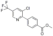 Methyl 4-[3-chloro-5-(trifluoromethyl)-2-pyridinyl]benzenecarboxylate 95% Struktur