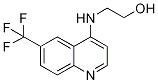 4-[(2-Hydroxyethyl)amino]-6-(trifluoromethyl)quinoline Struktur