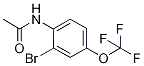 N-[2-Bromo-4-(trifluoromethoxy)phenyl]acetamide, 4-Acetamido-3-bromo-alpha,alpha,alpha-trifluoroanisole Struktur