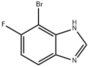 4-Bromo-5-fluoro-1H-benzimidazole Struktur