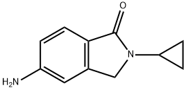 5-Amino-2-cyclopropylisoindolin-1-one Structure