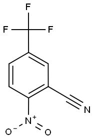 2-Cyano-4-(trifluoromethyl)nitrobenzene, 2-Nitro-5-(trifluoromethyl)benzonitrile Struktur