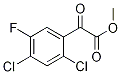 Methyl 2-(2,4-dichloro-5-fluorobenzene)-2-oxoacetate Struktur