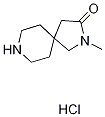 2-methyl-2,8-diazaspiro[4.5]decan-3-one hydrochloride Struktur