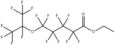 Ethyl 5-(heptafluoroisopropoxy)octafluoropentanoate Struktur