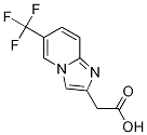 2-(Carboxymethyl)-6-(trifluoromethyl)imidazo[1,2-a]pyridine Struktur