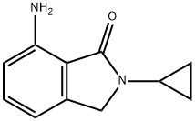 7-Amino-2-cyclopropylisoindolin-1-one Struktur