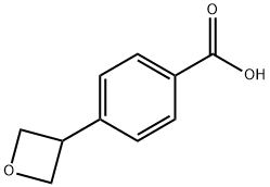 4-(Oxetan-3-yl)benzoic acid Struktur