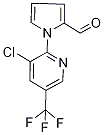 1-[3-Chloro-5-(trifluoromethyl)pyridin-2-yl]-1H-pyrrole-2-carboxaldehyde 97% Struktur