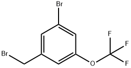 3-Bromo-5-(trifluoromethoxy)benzyl bromide Struktur