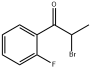 2-Bromo-1-(2-fluorophenyl)propan-1-one Struktur