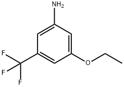 3-Ethoxy-5-(trifluoromethyl)benzenamine Struktur